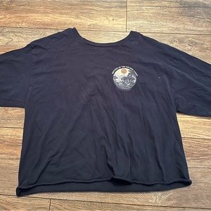 Brandy Melville navy long sleeve top